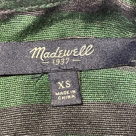 MADEWELL‎ Peter Pan Collar Striped Blouse - Picture 4 of 6